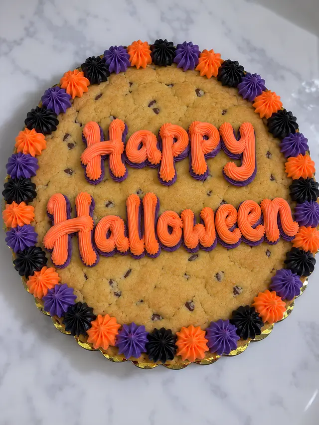 Large Halloween Cookie